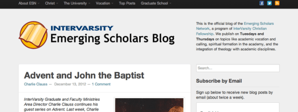 Emerging Scholars Blog
